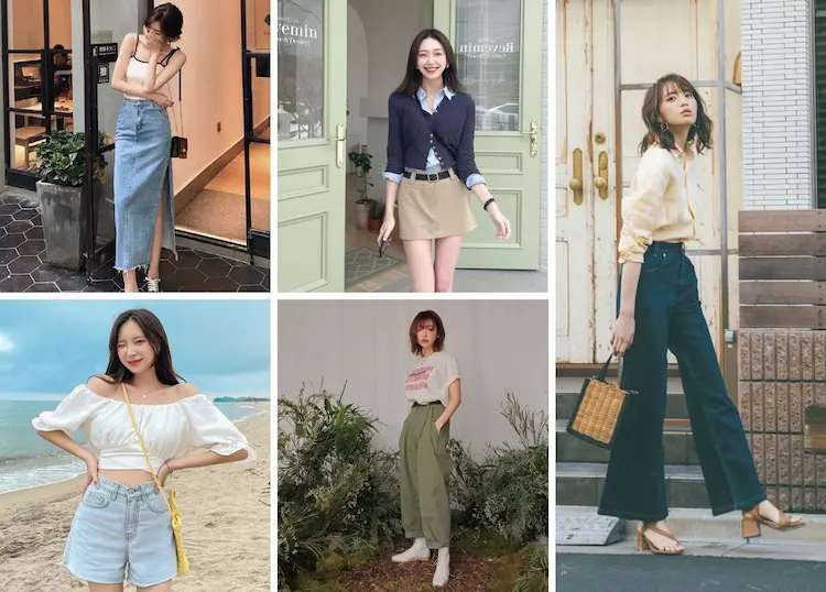 Minh hoạ cho các phong cách phối đồ khác nhau